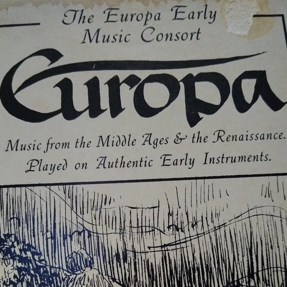 Europa The Europa Early Music Consort Middle Age & Renaissance Music.1 Of A Kind - Picture 3 of 6